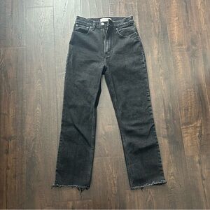 Abercrombie & Fitch ankle straight ultra high rise denim jeans size 25